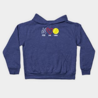 Peace Love Tennis Kids Hoodie